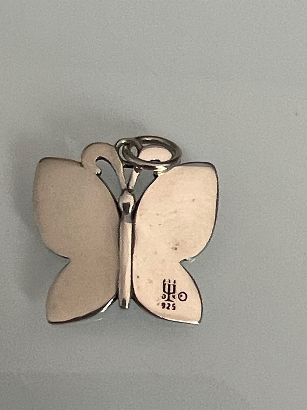 James Avery Blue Butterfly Enamel Pendant Necklace - Women's Jewelry - Picture 2 of 4